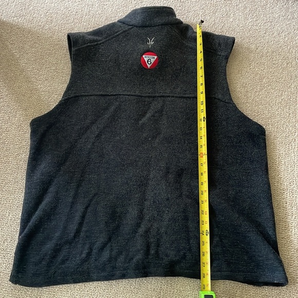 Men’s Ibex Wool Vest - Charcoal XXL - well worn - Picture 6 of 7